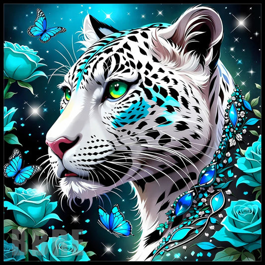 LargeFormat Blue Leopard