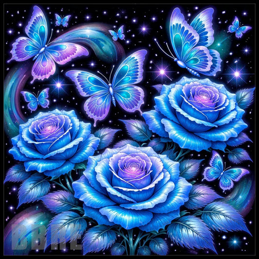 LargeFormat Blue Roses
