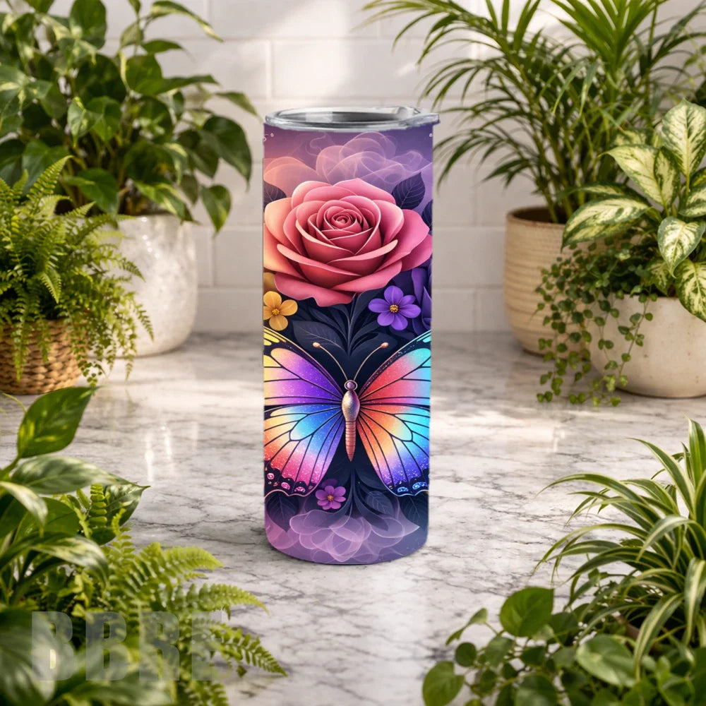 SingleTumbler Butterfly Blossom