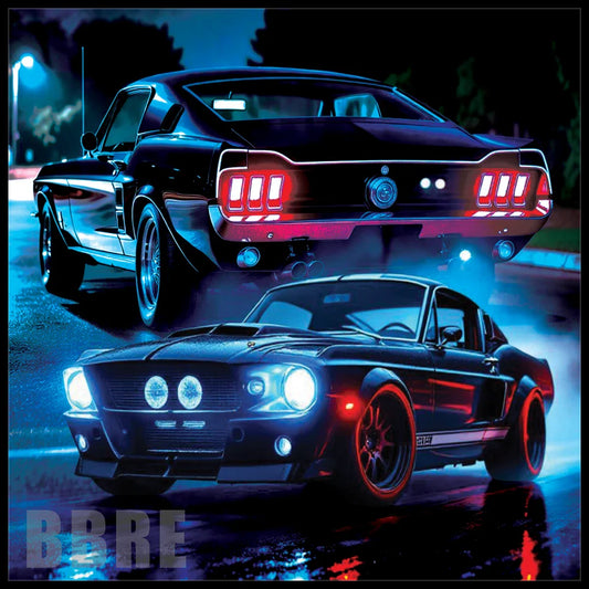 LargeFormat Classic Mustang
