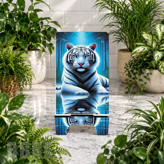 Majestic Tiger Sublimation Phone Stand