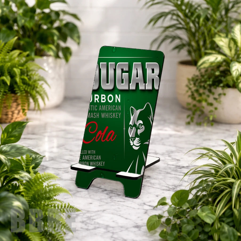 Cougar Bourbon Sublimation Phone Stand