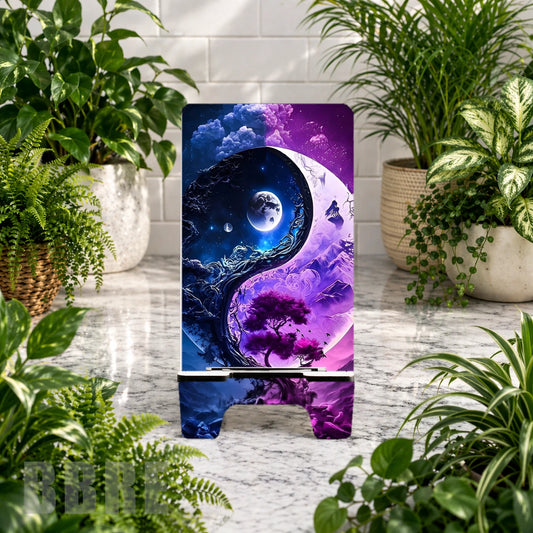 Cosmic Harmony Sublimation Phone Stand