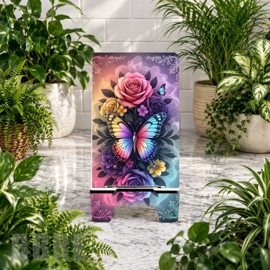 Butterfly Blossom Sublimation Phone Stand
