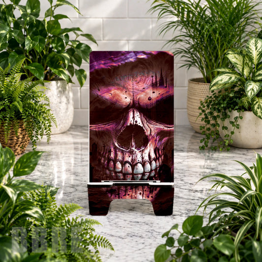 Gothic Skull Sublimation Phone Stand