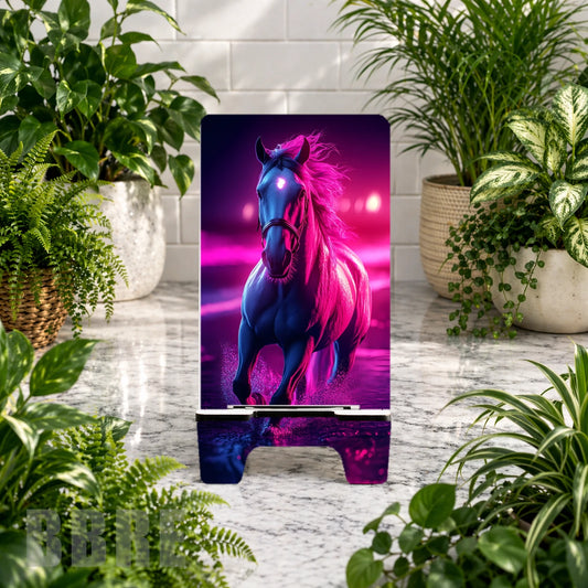 Neon Stallion Sublimation Phone Stand
