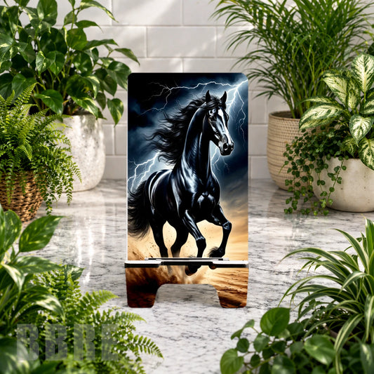 Stormy Stallion Sublimation Phone Stand