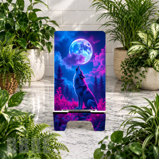 Wolf Moon Sublimation Phone Stand