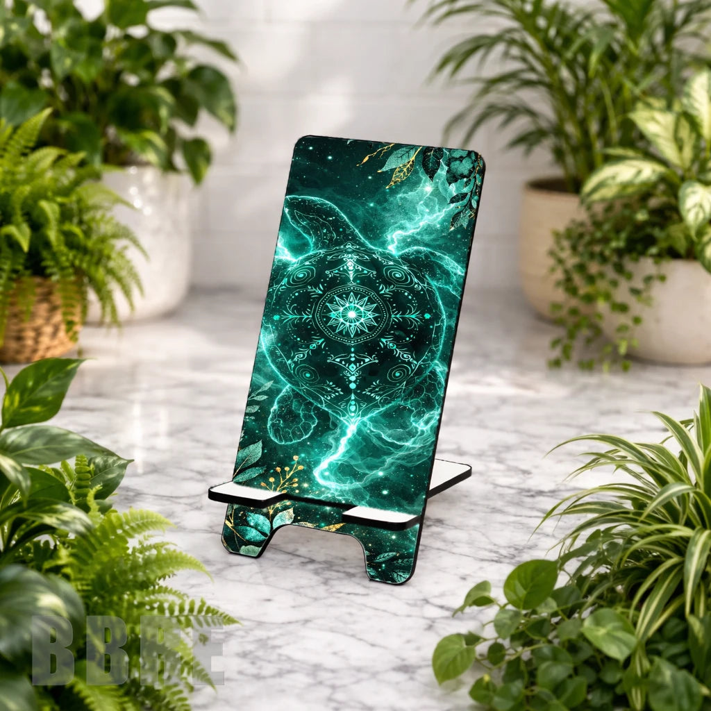 Mystic Turtle Sublimation Phone Stand