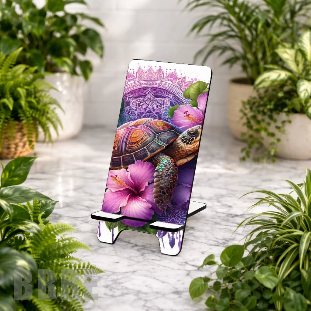 Tropical Turtle Sublimation Phone Stand