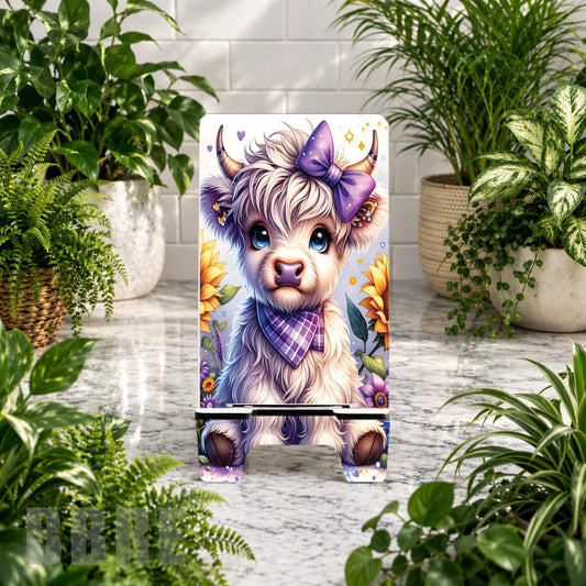 Fluffy Highland Sublimation Phone Stand