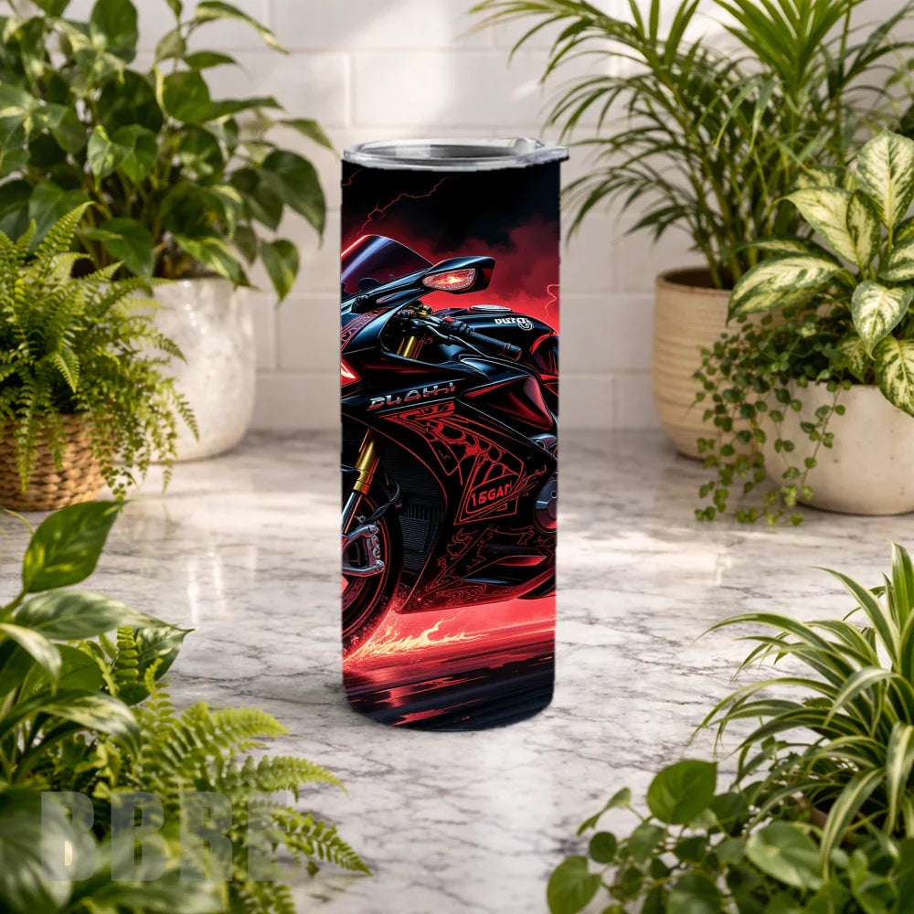SingleTumbler Black Motorcycle