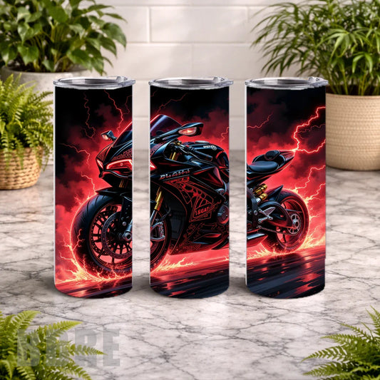 TripleSplit Black Motorcycle