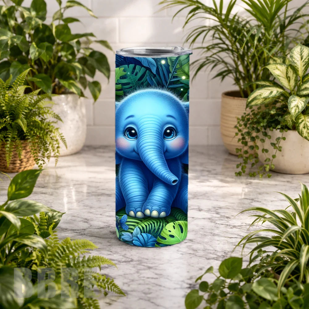 SingleTumbler Blue Elephant