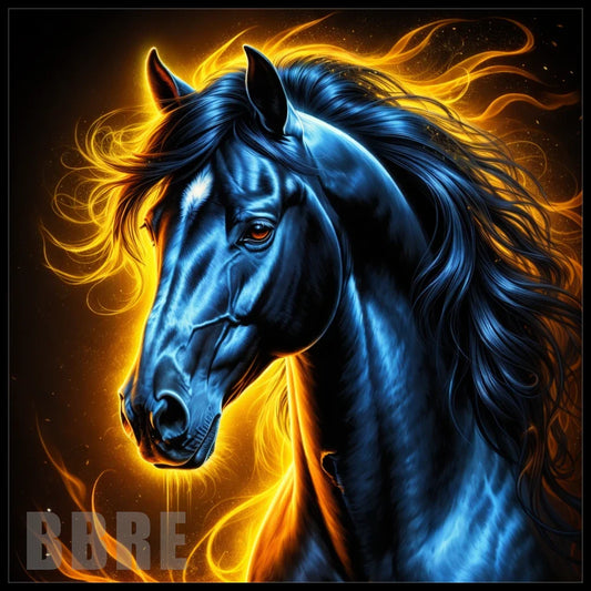 LargeFormat Blue Stallion