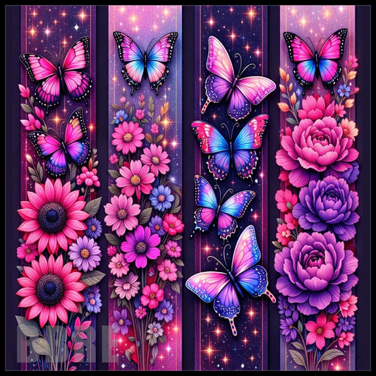 LargeFormat Butterfly Floral