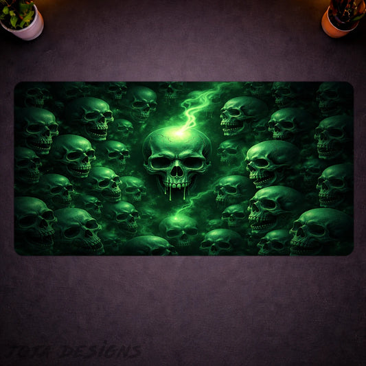 Green Skull Product Mockup