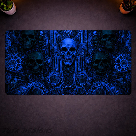 Blue Skull Product Mockup