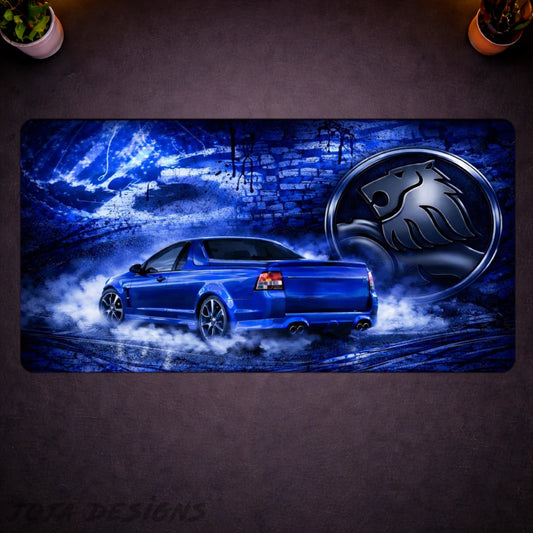 Blue Car Product Mockup