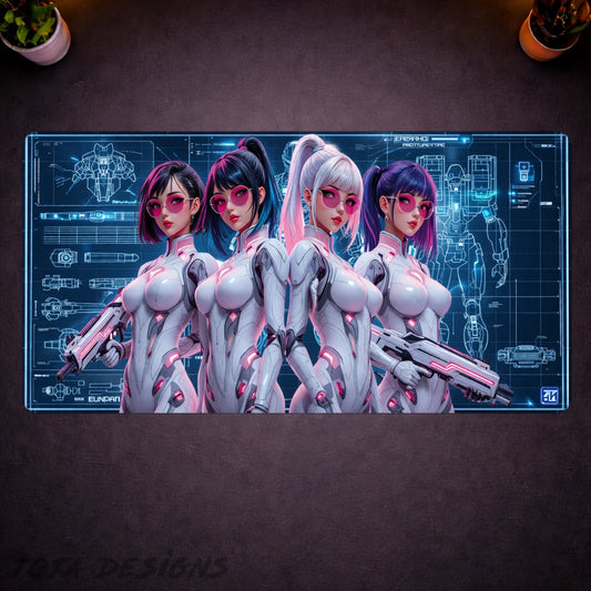 Cybernetic Warriors Product Mockup
