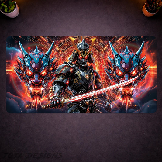 Samurai Dragon Product Mockup