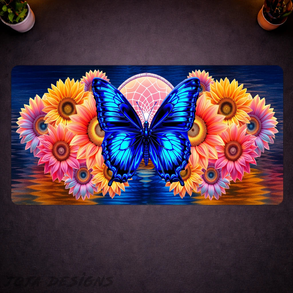 Butterfly Flowers Product Mockup