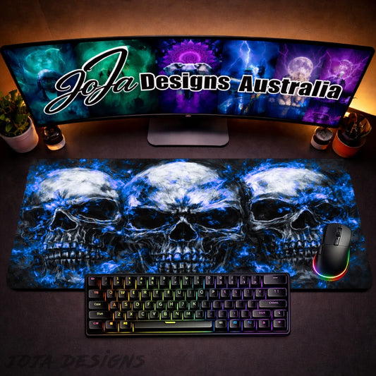Blue Skull Art Product Design