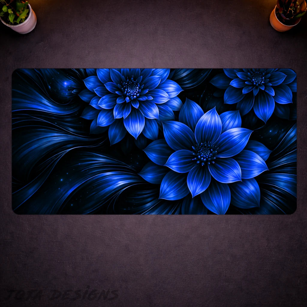 Blue Floral Product Mockup