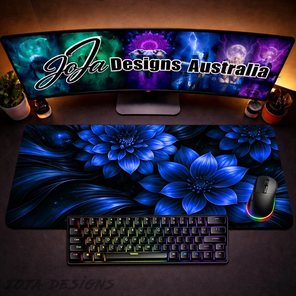 Blue Floral Product Design