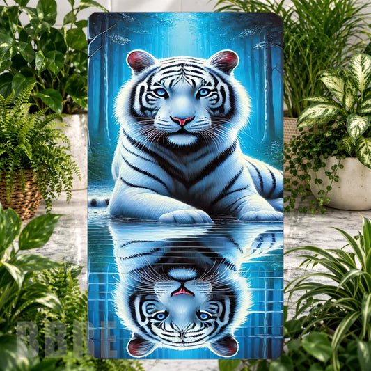 Majestic Tiger Product Tile, STRAIGHT: Majestic Tiger Product Mockup, SIDE ANGLE: Majestic Tiger Product Angle Shot