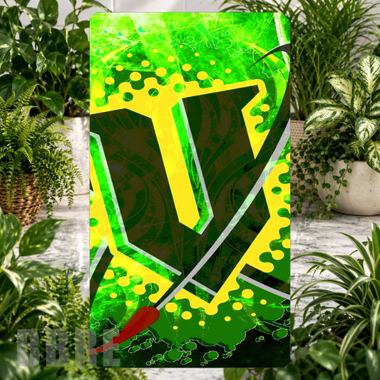 Vibrant Vortex Product Tile, STRAIGHT: Vibrant Vortex Product Mockup, SIDE ANGLE: Vibrant Vortex Product Angle Shot