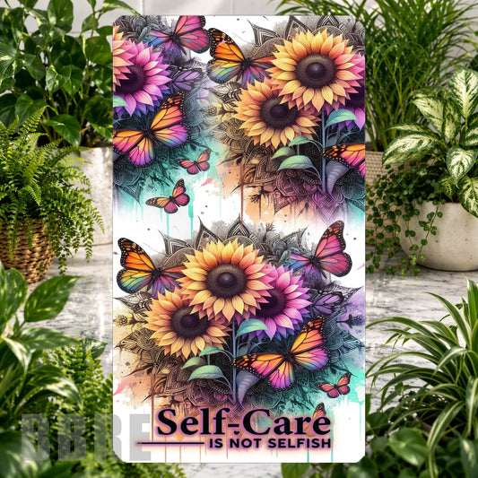 Sunflower Serenity Product Tile, STRAIGHT: Sunflower Serenity Product Mockup, SIDE ANGLE: Sunflower Serenity Product Angle Shot