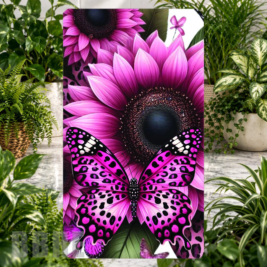 Vibrant Butterfly Product Tile, STRAIGHT: Vibrant Butterfly Product Mockup, SIDE ANGLE: Vibrant Butterfly Product Angle Shot