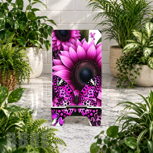 Vibrant Butterfly Sublimation Phone Stand