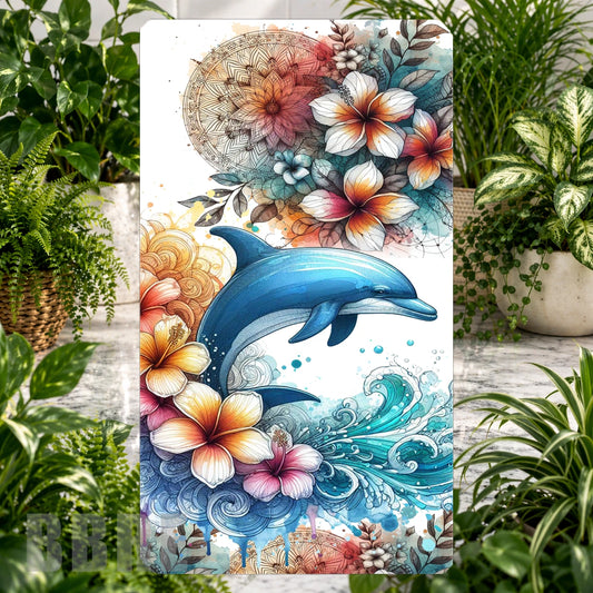 Dolphin Dream Product Tile, STRAIGHT: Dolphin Dream Product Mockup, SIDE ANGLE: Dolphin Dream Product Angle Shot