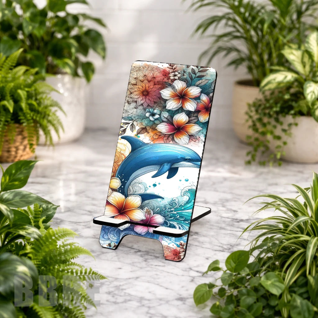 Dolphin Dream Sublimation Phone Stand