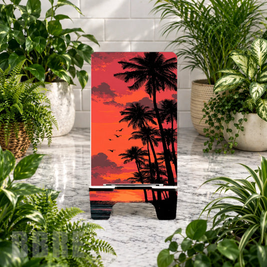 Tropical Sunset Sublimation Phone Stand
