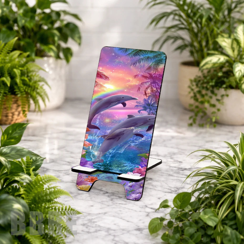Dolphin Paradise Sublimation Phone Stand