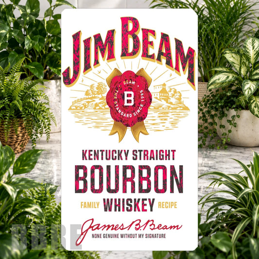 Jim Beam Product Tile, STRAIGHT: Jim Beam Product Mockup, SIDE ANGLE: Jim Beam Product Angle Shot