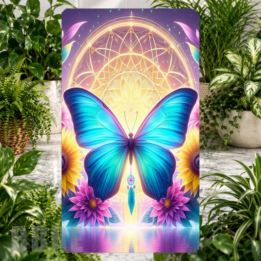 Vibrant Butterfly 2 Product Tile, STRAIGHT: Vibrant Butterfly 2 Product Mockup, SIDE ANGLE: Vibrant Butterfly 2 Product Angle Shot