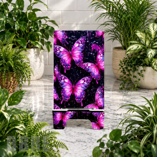 Vibrant Butterflies 2 Sublimation Phone Stand