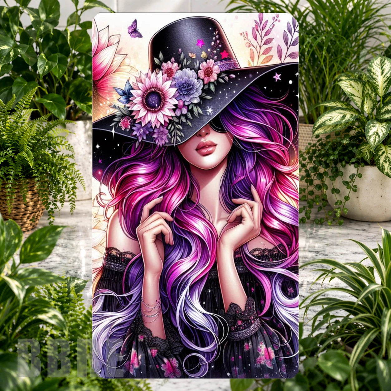 Floral Dream Product Tile, STRAIGHT: Floral Dream Product Mockup, SIDE ANGLE: Floral Dream Product Angle Shot