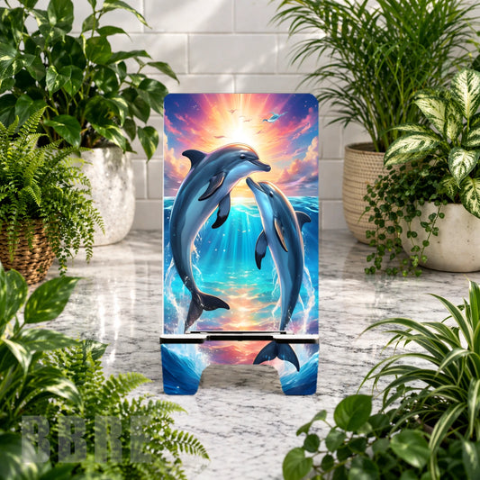 Dolphin Dance Sublimation Phone Stand
