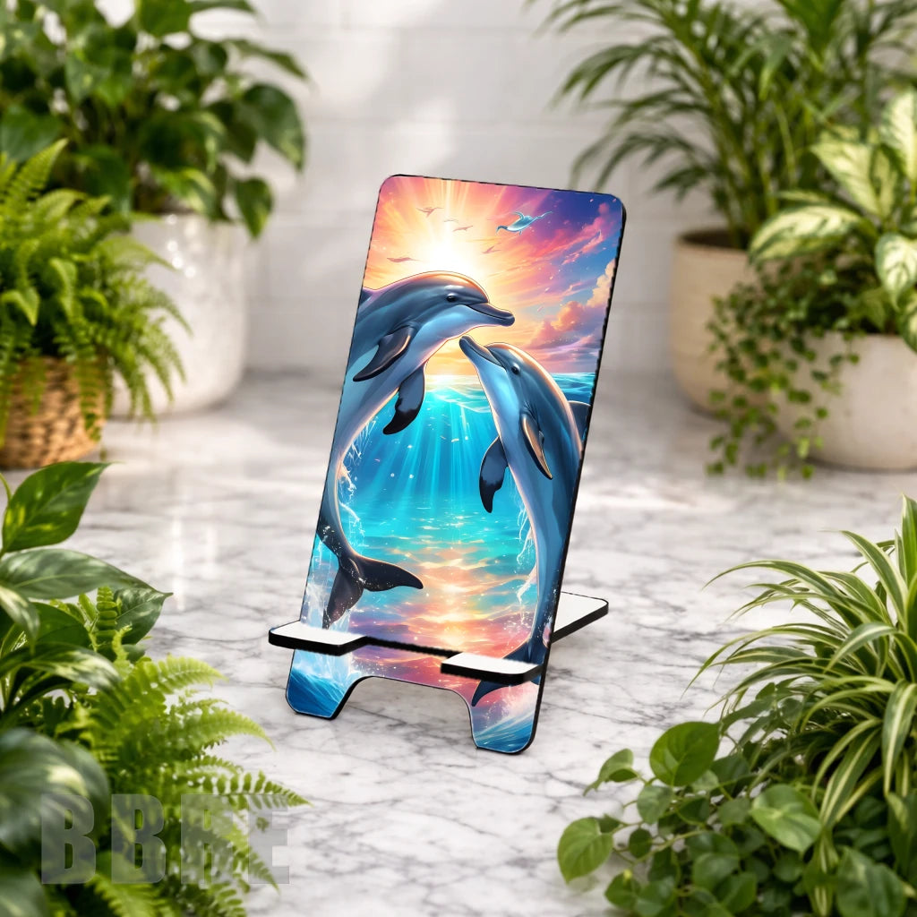 Dolphin Dance Sublimation Phone Stand