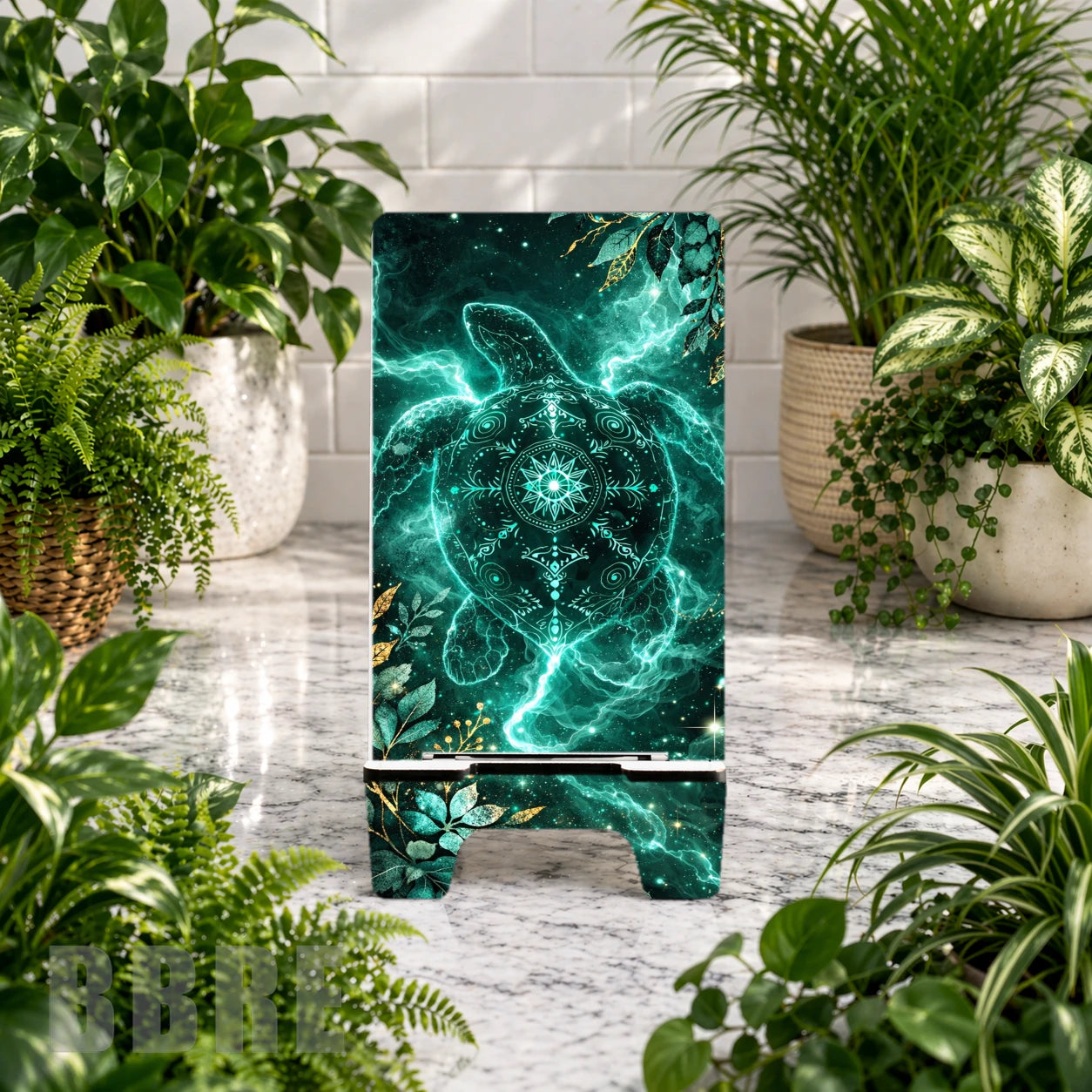 Mystic Turtle Sublimation Phone Stand