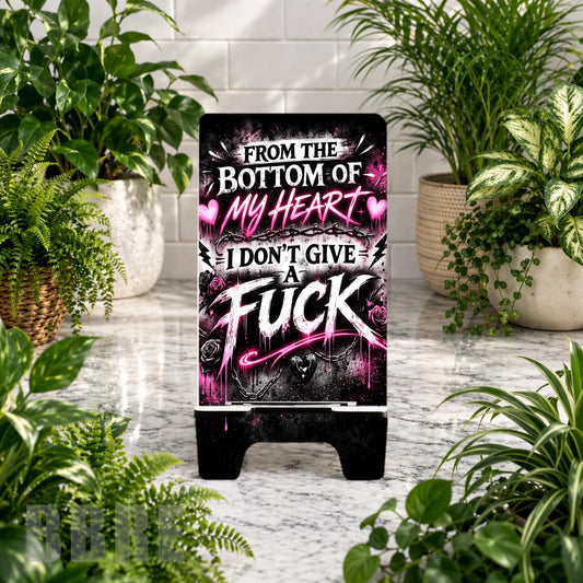 Heartfelt Rebellion Sublimation Phone Stand