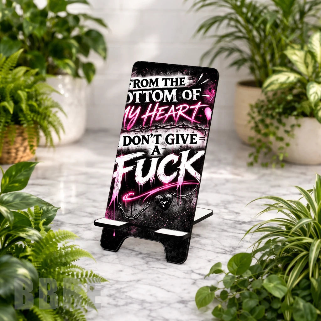 Heartfelt Rebellion Sublimation Phone Stand