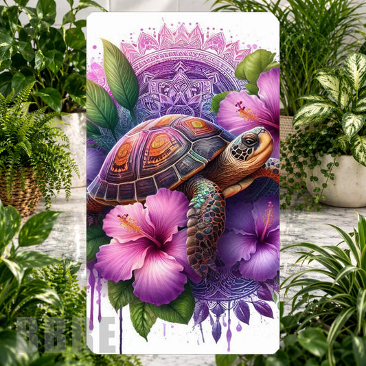 Tropical Turtle Product Tile, STRAIGHT: Tropical Turtle Product Mockup, SIDE ANGLE: Tropical Turtle Product Angle Shot
