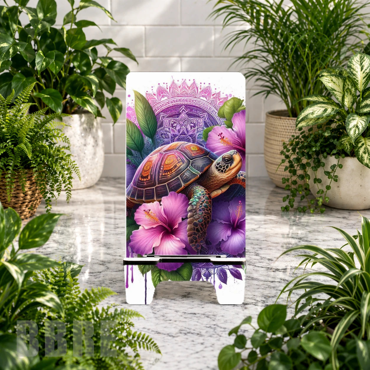 Tropical Turtle Sublimation Phone Stand