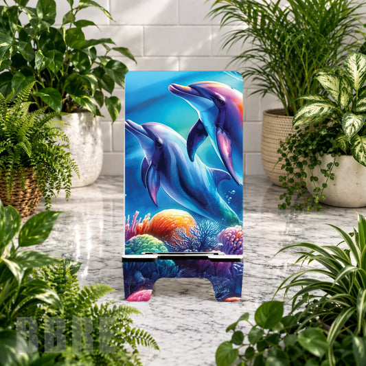 Dolphin Dance 2 Sublimation Phone Stand